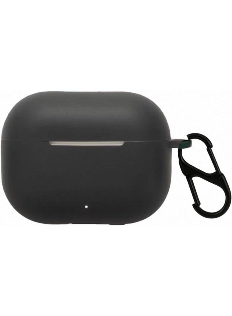 For Huawei FreeBuds SE 4 ANC Case Silicone Protective Case for Huawei FreeBuds SE 4 ANC cover with Carabiner Keychain Anti-Lost (black) - Image 1